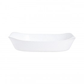 Teglia da Cucina Luminarc Smart Cuisine Bianco Vetro 34 x 25 cm (6 Unità)