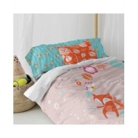 Set di copripiumino HappyFriday Moshi Moshi Fantasy Multicolore 2 Pezzi