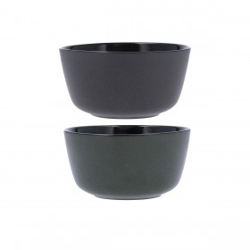 Ciotola Bidasoa Dark Moon Grigio Ceramica 780 ml (6 Unità)