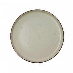 Piatto da pranzo Quid Duna Verde Ceramica 26,5 x 2,8 cm (6 Unità)