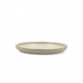 Piatto da Dolce Quid Duna Verde Ceramica 20 x 2,5 cm (6 Unità)