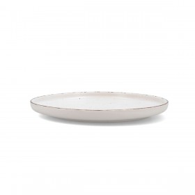 Piatto da pranzo Quid Duna Beige Ceramica 26,5 x 2,8 cm (6 Unità)