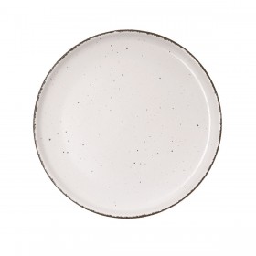 Piatto da pranzo Quid Duna Beige Ceramica 26,5 x 2,8 cm (6 Unità)