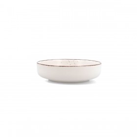 Piatto Fondo Quid Duna Beige Ceramica 18,5 x 5,3 cm (6 Unità)