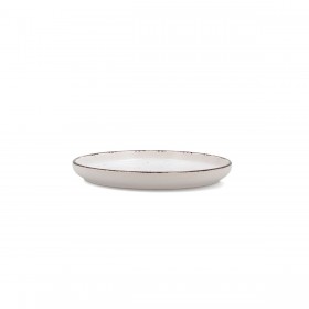 Piatto da Dolce Quid Duna Beige Ceramica 20 x 2,5 cm (6 Unità)