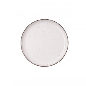 Piatto da Dolce Quid Duna Beige Ceramica 20 x 2,5 cm (6 Unità)