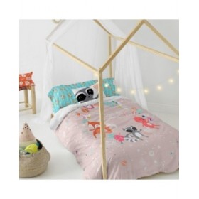 Set di copripiumino HappyFriday Moshi Moshi Fantasy Multicolore 2 Pezzi