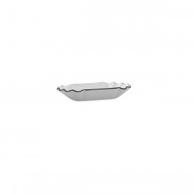 Vassoio per aperitivi Quid Gastro Bianco Nero Ceramica 20,5 x 11 x 3,5 cm (12 Unità)