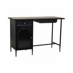 Scrivania Alexandra House Living Nero 50 x 80 x 120 cm
