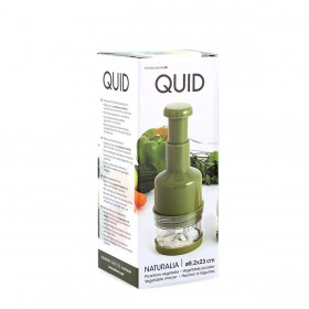 Tritatutto Quid Naturalia Verde Metallo 8,2 x 23 cm Manuale