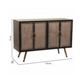 Credenza Alexandra House Living Marrone 39 x 75 x 110 cm