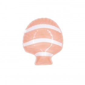 Ciotola Quid Kaleido Corallo Ceramica Conchiglia 16 x 14 x 4 cm (4 Unità)