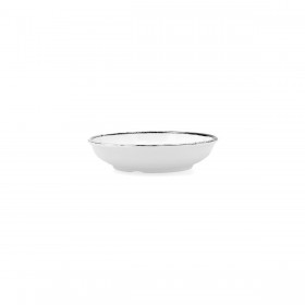 Ciotola Quid Select Filo Bianco Nero Plastica 11,6 x 2,6 cm (24 Unità)