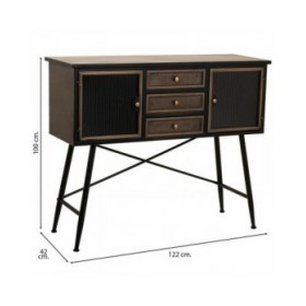 Credenza Alexandra House Living Marrone Metallo 42 x 100 x 122 cm
