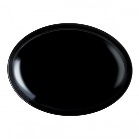 Piatto da pranzo Luminarc Friends Time Nero Vetro 30 x 26 cm Carne (12 Unità)