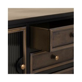 Credenza Alexandra House Living Marrone Metallo 42 x 100 x 122 cm
