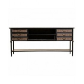 Credenza Alexandra House Living Marrone Metallo 45 x 80 x 180 cm