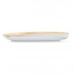 Piatto da pranzo Ariane Jaguar Freckles Beige Ceramica Rettangolare 27 cm (8 Unità)