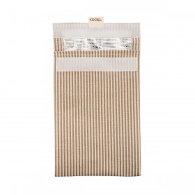 Porta Panino Koala Eco Friendly Beige Tessile 26 x 17,5 cm A strisce (12 Unità)
