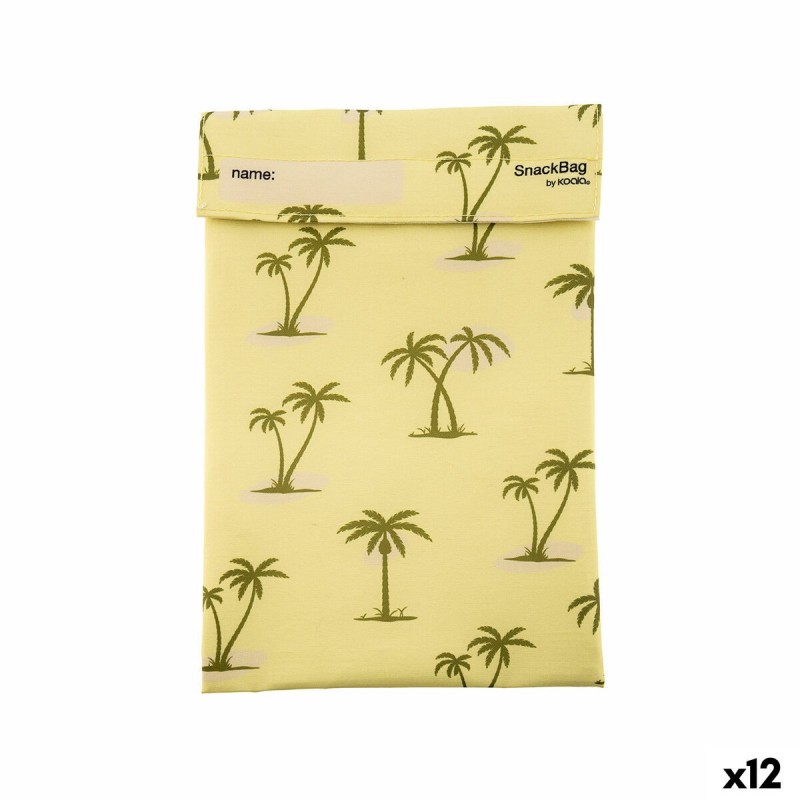 Porta Panino Koala Pastel Giallo Tessile 26 x 17,5 cm (12 Unità)