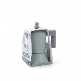 Caffettiera Italiana Quid Ozon Verde Metallo 3 Tazze