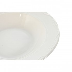 Set di Stoviglie Home ESPRIT Bianco Porcellana 27 x 27 x 2 cm 18 Pezzi