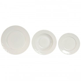 Set di Stoviglie Home ESPRIT Bianco Porcellana 27 x 27 x 2 cm 18 Pezzi