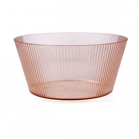 Insalatiera Quid Sunset Coral Corallo Plastica Ø 25 cm (12 Unità)