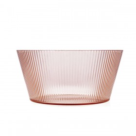 Insalatiera Quid Sunset Coral Corallo Plastica Ø 25 cm (12 Unità)