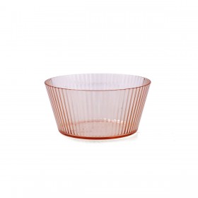Ciotola Quid Sunset Corallo Plastica 15 cm (12 Unità)