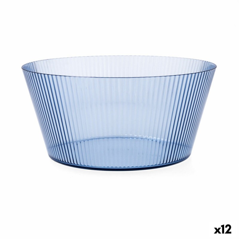Insalatiera Quid Sunset Azzurro Plastica 25 cm (12 Unità)