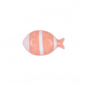 Ciotola Quid Kaleido Corallo Ceramica Pesce 14 x 9 x 3 cm (4 Unità)