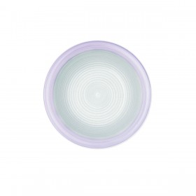 Piatto Fondo Quid Kaleido Verde Viola Ceramica 21,5 cm (12 Unità)