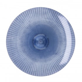 Piatto da pranzo Quid Sunset Azzurro Plastica 26 cm (12 Unità)