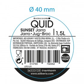 Brocca Quid Sunset Azzurro Plastica 1,5 L