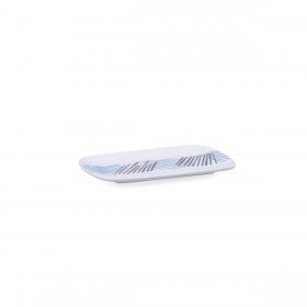 Vassoio Quid Chicago Bianco Ceramica 15 x 9 cm (12 Unità)