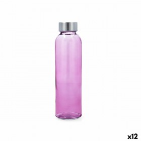 Borraccia Quid Sarao Rosa Vetro 600 ml (12 Unità)
