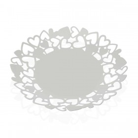Portafrutta Versa Kamira Bianco Metallo Acciaio (29 x 4,5 x 29 cm)