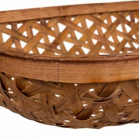 Vassoio Alexandra House Living Marrone Chiaro Bambù 38 x 8 x 48 cm