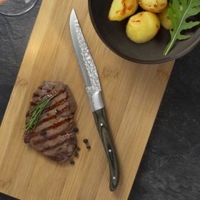 Coltello da Cucina Lou Laguiole Volcano Metallo Acciaio 23 x 2,4 x 1,5 cm 6 Unità