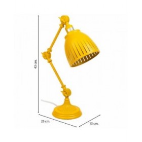 Flexo/Lampada da scrivania Alexandra House Living Giallo Metallo 13 x 43 x 25 cm