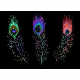 Vassoio DKD Home Decor 8424001892549 48 x 38 x 7 cm Nero Multicolore PVC