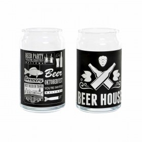 Bicchieri da Birra DKD Home Decor Plastica 2 Pezzi