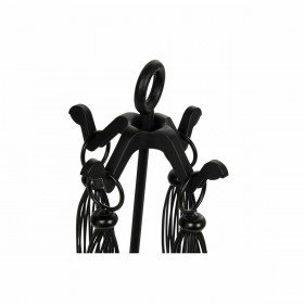 Utensili da Camino DKD Home Decor Nero Ghisa (21,5 x 21,5 x 66 cm)
