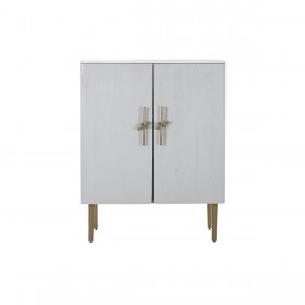 Mobile Aggiuntivo DKD Home Decor BAR Dorato Bianco Ferro Legno di mango (85 x 45 x 110 cm)