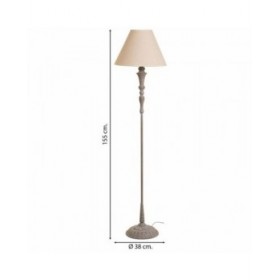 Lampada da Terra Alexandra House Living Bianco Grigio 220-240 V 38 x 154 x 38 cm