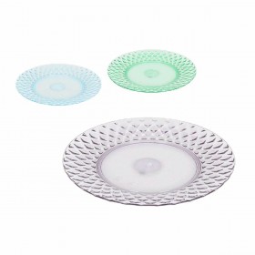Piatto da pranzo La Mediterránea Multicolore Plastica 24 Unità
