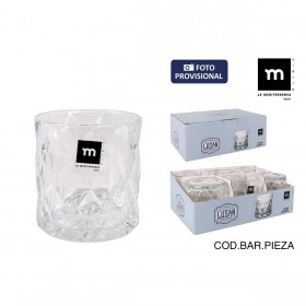 Bicchiere La Mediterránea Lusan Multicolore 350 ml 48 Unità