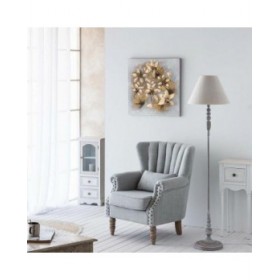 Lampada da Terra Alexandra House Living Bianco Grigio 220-240 V 38 x 154 x 38 cm