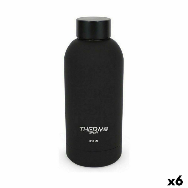Bottiglia Térmica ThermoSport Nero Soft Touch 6 Unità